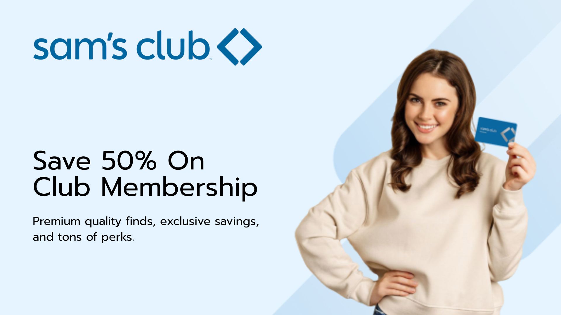 Get 50% Off Sam’s Club Membership